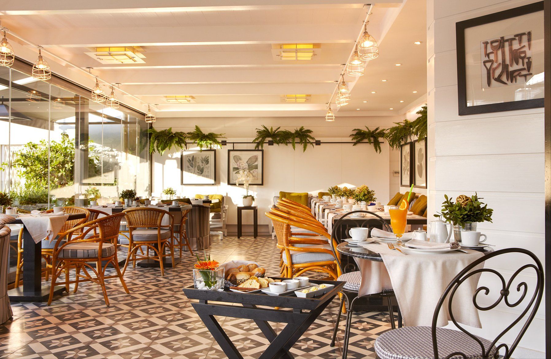 怡东酒店 塞萨洛尼基 餐厅 照片 The Terrace